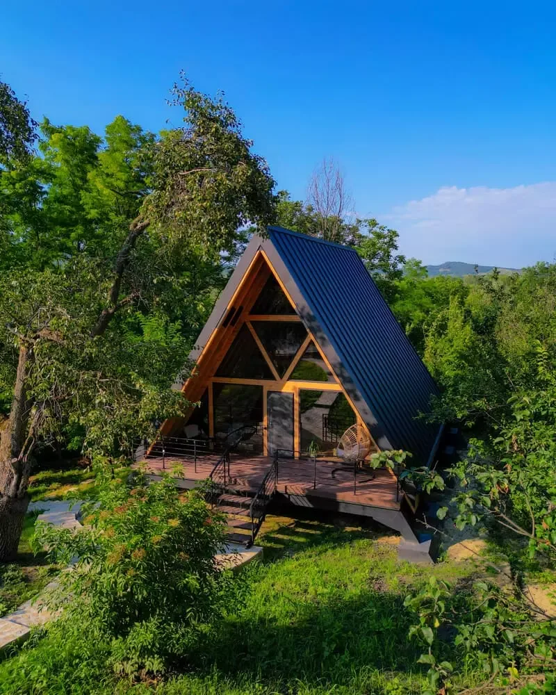 Cabană A-frame în Măgura