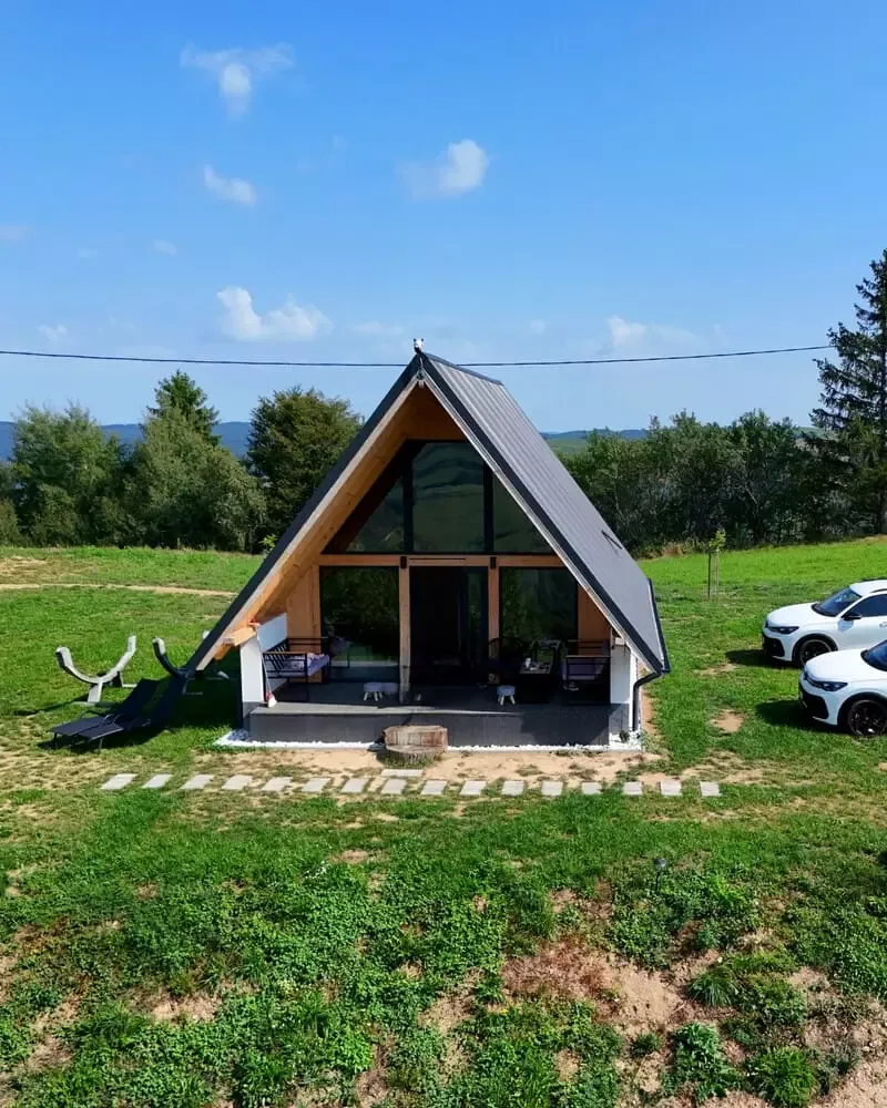 Cabană A-frame în Poiana Mărului