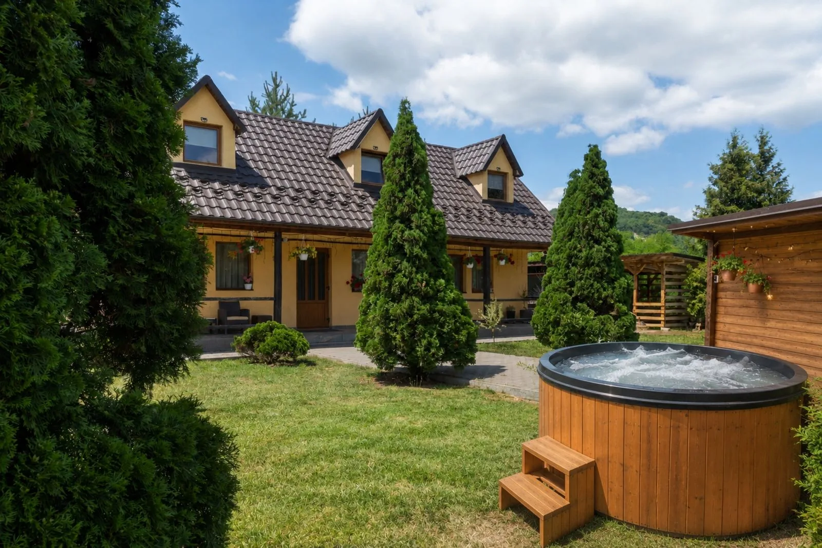 Cabană cu jacuzzi în Dej