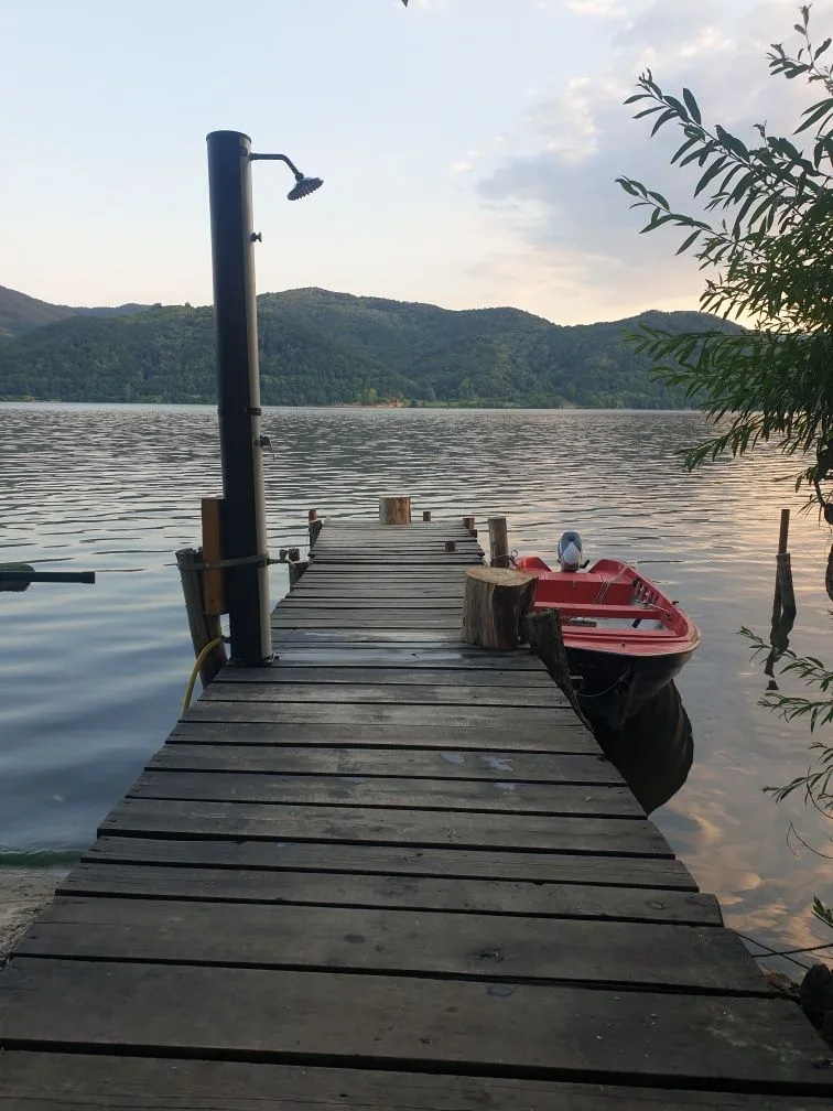 Cabană cu piscină în Liubcova